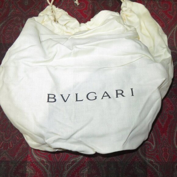 BVLGARI POUCH w/ DUSTBAG SHAVING BAG COSMETIC CASE CLUTCH - Picture 13 of 13